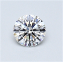 0.45 Carats, Round Diamond with Excellent Cut, E Color, VS2 Clarity and Certified by GIA