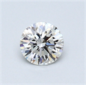 0.45 Carats, Round Diamond with Very Good Cut, G Color, VS1 Clarity and Certified by GIA