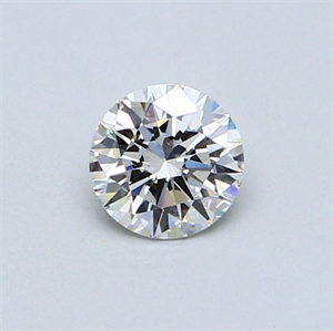 Picture of 0.43 Carats, Round Diamond with Excellent Cut, E Color, VS2 Clarity and Certified by GIA