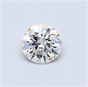 0.43 Carats, Round Diamond with Very Good Cut, F Color, VS2 Clarity and Certified by GIA