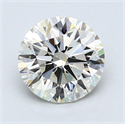 1.52 Carats, Round Diamond with Very Good Cut, J Color, VVS1 Clarity and Certified by GIA