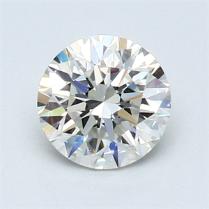 Picture of 0.93 Carats, Round Diamond with Very Good Cut, J Color, VS1 Clarity and Certified by GIA