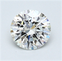 0.91 Carats, Round Diamond with Excellent Cut, I Color, VS2 Clarity and Certified by GIA