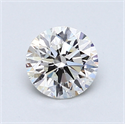 0.91 Carats, Round Diamond with Very Good Cut, H Color, VVS2 Clarity and Certified by GIA