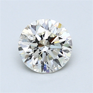 Picture of 0.90 Carats, Round Diamond with Very Good Cut, J Color, VS2 Clarity and Certified by GIA