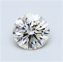0.88 Carats, Round Diamond with Excellent Cut, J Color, VS1 Clarity and Certified by GIA