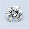 0.84 Carats, Round Diamond with Very Good Cut, G Color, VVS2 Clarity and Certified by GIA