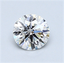 0.83 Carats, Round Diamond with Excellent Cut, F Color, VS2 Clarity and Certified by GIA