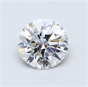 0.82 Carats, Round Diamond with Excellent Cut, F Color, VS2 Clarity and Certified by GIA