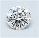 0.82 Carats, Round Diamond with Excellent Cut, G Color, VVS1 Clarity and Certified by GIA