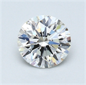 0.82 Carats, Round Diamond with Excellent Cut, H Color, VVS2 Clarity and Certified by GIA