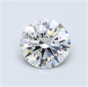0.82 Carats, Round Diamond with Excellent Cut, F Color, VS2 Clarity and Certified by GIA