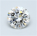 0.80 Carats, Round Diamond with Very Good Cut, H Color, VS1 Clarity and Certified by GIA