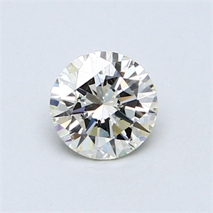 Picture of 0.57 Carats, Round Diamond with Very Good Cut, L Color, VS1 Clarity and Certified by GIA