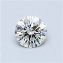 0.57 quilates, Redondo Diamante , Color H, claridad VS1 y certificado por GIA