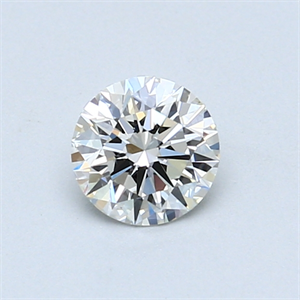Picture of 0.53 Carats, Round Diamond with Excellent Cut, H Color, VVS2 Clarity and Certified by GIA