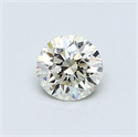 0.52 quilates, Redondo Diamante , Color M, claridad VVS2 y certificado por GIA