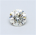 0.52 quilates, Redondo Diamante , Color L, claridad VVS2 y certificado por GIA