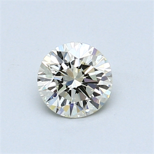 Picture of 0.52 Carats, Round Diamond with Excellent Cut, M Color, VVS1 Clarity and Certified by GIA