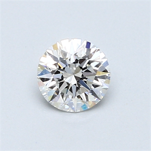 Picture of 0.51 Carats, Round Diamond with Excellent Cut, E Color, VS2 Clarity and Certified by GIA