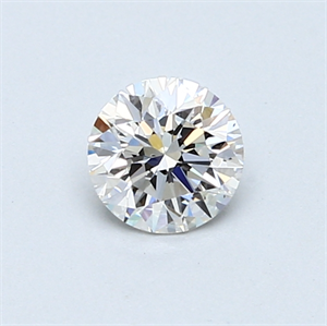 Picture of 0.51 Carats, Round Diamond with Very Good Cut, H Color, VS2 Clarity and Certified by GIA