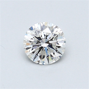 Picture of 0.50 Carats, Round Diamond with Very Good Cut, E Color, VS2 Clarity and Certified by GIA