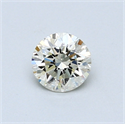 0.50 quilates, Redondo Diamante , Color M, claridad VVS2 y certificado por GIA