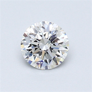Picture of 0.50 Carats, Round Diamond with Good Cut, E Color, VS2 Clarity and Certified by GIA