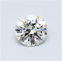 0.46 Carats, Round Diamond with Excellent Cut, I Color, VS2 Clarity and Certified by GIA