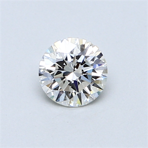 Picture of 0.44 Carats, Round Diamond with Excellent Cut, H Color, VVS1 Clarity and Certified by GIA