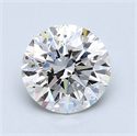 1.27 Carats, Round Diamond with Very Good Cut, F Color, SI2 Clarity and Certified by GIA