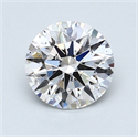 1.14 Carats, Round Diamond with Excellent Cut, E Color, SI1 Clarity and Certified by GIA