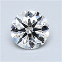 1.02 Carats, Round Diamond with Excellent Cut, H Color, SI1 Clarity and Certified by GIA