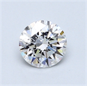 0.73 Carats, Round Diamond with Excellent Cut, E Color, VS2 Clarity and Certified by GIA