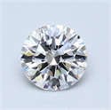 0.71 Carats, Round Diamond with Excellent Cut, E Color, VS2 Clarity and Certified by GIA