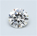 0.70 Carats, Round Diamond with Excellent Cut, F Color, VVS2 Clarity and Certified by GIA