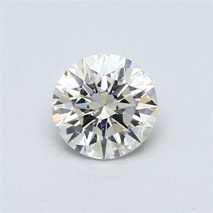 Picture of 0.42 Carats, Round Diamond with Very Good Cut, G Color, VS2 Clarity and Certified by GIA