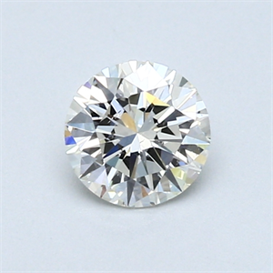 Picture of 0.52 Carats, Round Diamond with Excellent Cut, I Color, SI1 Clarity and Certified by GIA