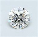 0.70 quilates, Redondo Diamante , Color G, claridad SI1 y certificado por GIA