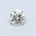 0.40 Carats, Round Diamond with Excellent Cut, I Color, VVS1 Clarity and Certified by EGL