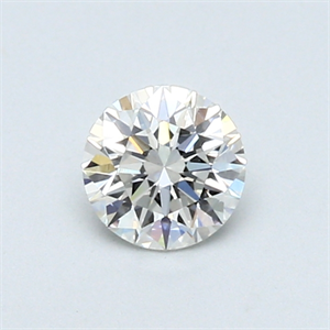 Picture of 0.43 Carats, Round Diamond with Very Good Cut, H Color, VVS1 Clarity and Certified by GIA