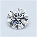 0.60 quilates, Redondo Diamante , Color D, claridad SI2 y certificado por GIA