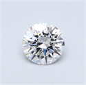0.42 Carats, Round Diamond with Very Good Cut, E Color, SI1 Clarity and Certified by GIA
