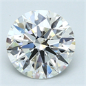 1.79 Carats, Round Diamond with Excellent Cut, G Color, SI1 Clarity and Certified by GIA