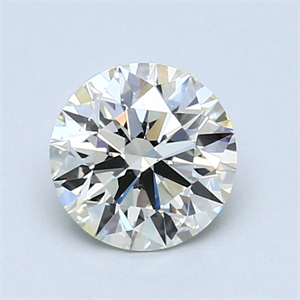 Picture of 1.06 Carats, Round Diamond with Excellent Cut, J Color, VS2 Clarity and Certified by GIA