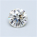0.64 Carats, Round Diamond with Very Good Cut, I Color, VS2 Clarity and Certified by GIA