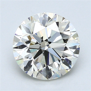 Picture of 1.50 Carats, Round Diamond with Very Good Cut, L Color, VS2 Clarity and Certified by GIA
