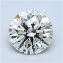 1.52 Carats, Round Diamond with Excellent Cut, K Color, VVS2 Clarity and Certified by GIA