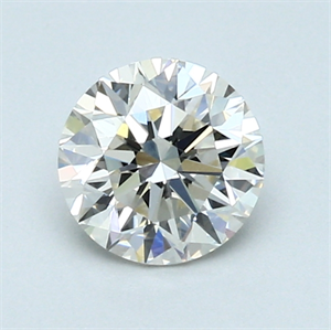 Picture of 0.90 Carats, Round Diamond with Very Good Cut, I Color, VS1 Clarity and Certified by GIA