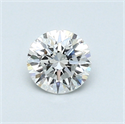 0.50 Carats, Round Diamond with Very Good Cut, D Color, VS2 Clarity and Certified by GIA
